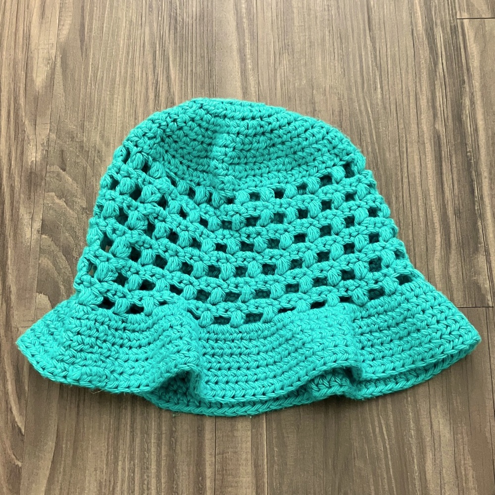 Handmade Women’s Turquoise Crochet Hat